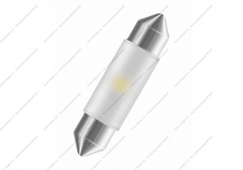 Светодиод OSRAM 12V 1W 36мм (SV8.5-8) 4000K (6498WW-01B)